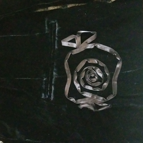 (16) Lynn Ritchie ā¤Black Velvet Blazerā¤Rose Ribbon Details ⤠Night Out Office - Picture 5 of 8